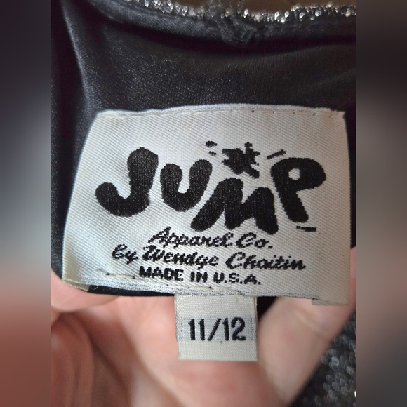 Vintage 90's Jump Glitter Empire Waist Maxi Glam Whimsigoth Slip Dress, 11/12 - Picture 6 of 6